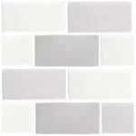 Carrelage effet métallisé 7,5x15 et 13x13