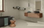 Carrelage effet pierre corallienne