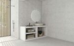 Carrelage effet pierre corallienne