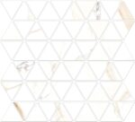 Carrelage effet marbre doré en grès cérame poli