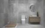 Carrelage effet pierre bleue