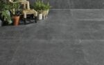 Carrelage effet pierre bleue
