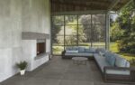 Carrelage effet pierre bleue