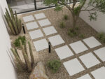 Carrelage effet pierre calcaire mat - 1