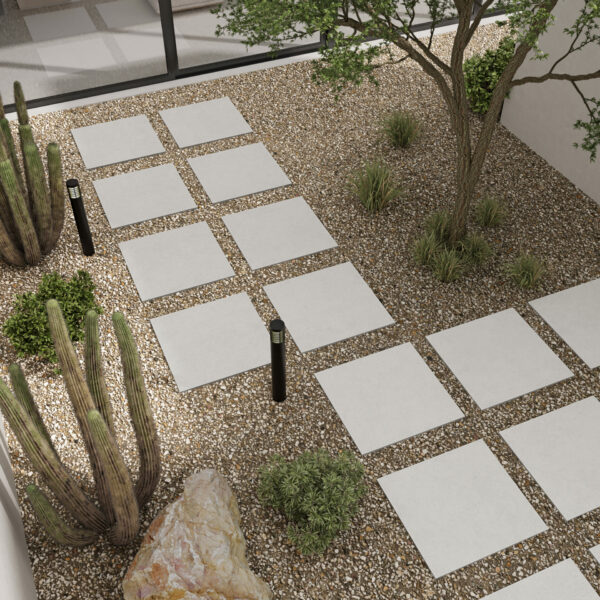 Carrelage effet pierre calcaire mat - 1