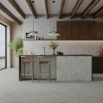 Carrelage terrazzo coloré