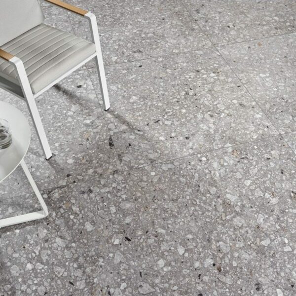 Carrelage terrazzo contemporain