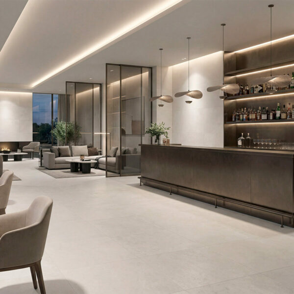 Carrelage effet pierre contemporaine