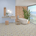 Carrelage terrazzo moucheté 80x80
