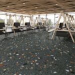 Carrelage terrazzo moucheté 80x80