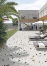 Carrelage terrazzo moucheté 80x80