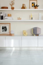 Sol stratifié effet bois blanc