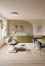 Sol vinyle effet chêne beige