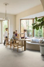 Sol vinyle effet bois beige