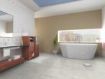 Sol vinyle effet bois noir