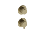 Pour la duche or brossé