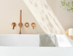 Pour baignoire or brossé