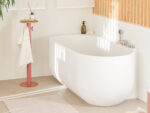 Pour baignoire nickel brossé