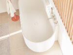 Pour baignoire nickel brossé
