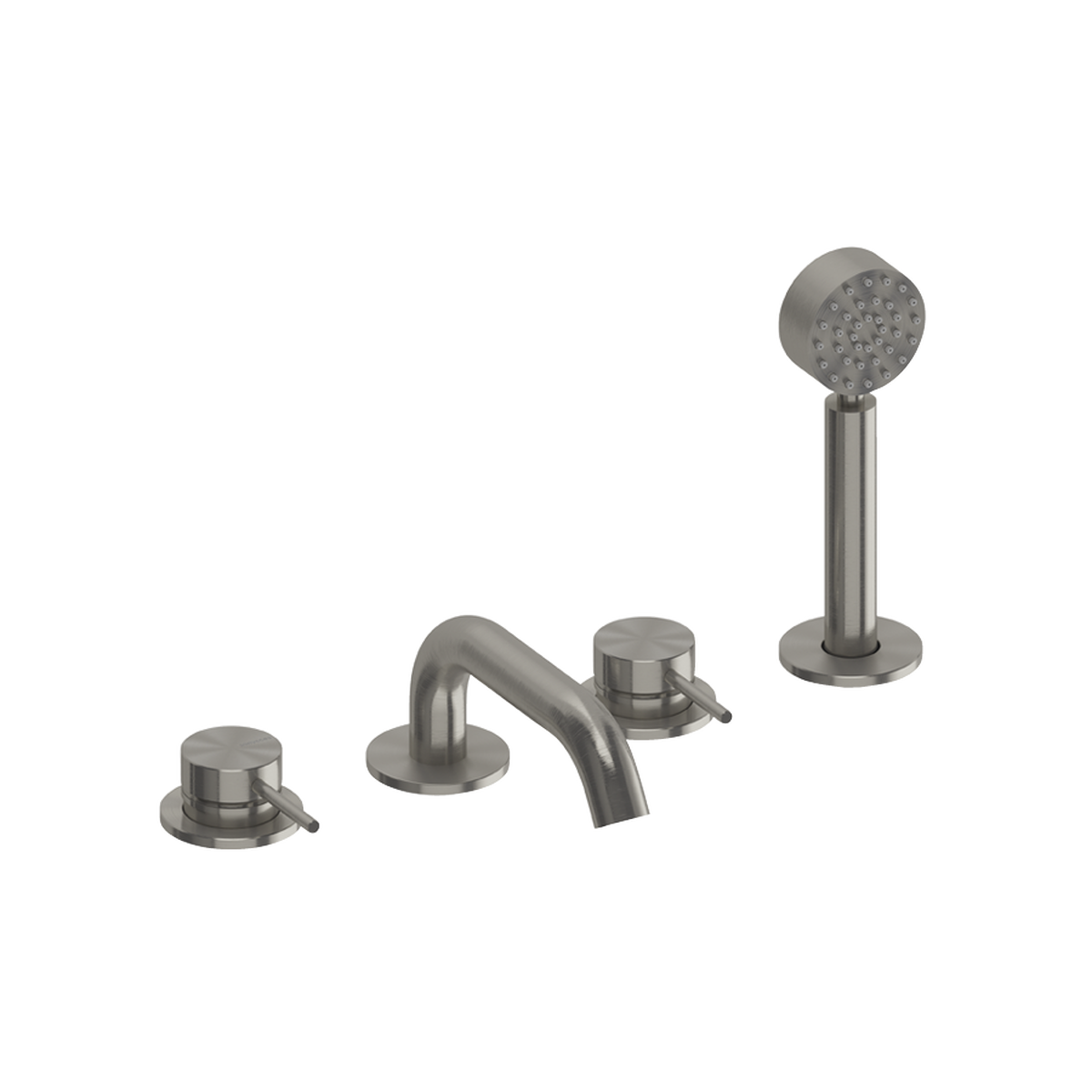 Pour baignoire nickel brossé Pour baignoire nickel brossé