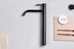 Pour lavabo or brossé