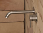 Pour lavabo nickel brossé