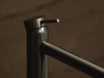 Pour lavabo nickel brossé