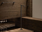 Pour lavabo nickel brossé