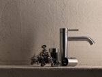 Pour lavabo nickel brossé
