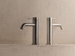 Pour lavabo nickel brossé