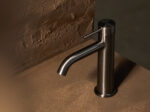 Pour lavabo nickel brossé