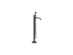 Robinetterie sur pied pour baignoire nickel brossé