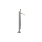 Robinetterie sur pied pour baignoire nickel brossé