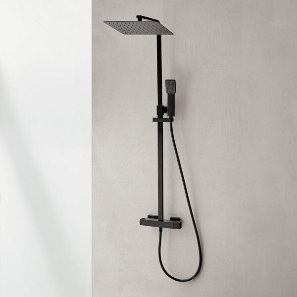 Pour la duche noir mat
