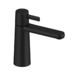 Pour lavabo noir mat