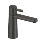 Pour lavabo noir mat