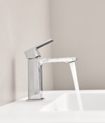 Pour lavabo noir mat