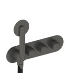 Pour la duche noir mat