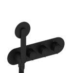 Pour la duche noir mat