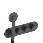 Pour la duche noir mat