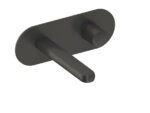 Pour lavabo noir mat