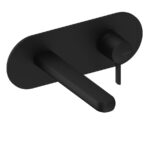 Pour lavabo noir mat