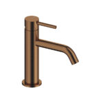 Pour lavabo or brossé