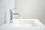 Pour lavabo or brossé