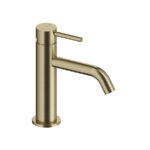 Pour lavabo or brossé