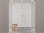 Verre fixe decor