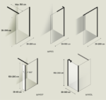 Verre fixe decor