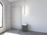 Parois de duche ice fume