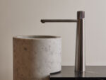 Pour lavabo noir mat
