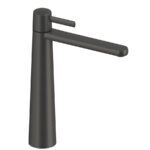 Pour lavabo noir mat